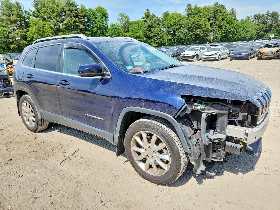 2014 Jeep Cherokee VIN 1C4PJMDB2EW180357 COPART salvage auction — FRONT END, Ma - Cert Of Title-Reconstrctd Coll, sold $1,450 on 2026-07-18 (photo 4)