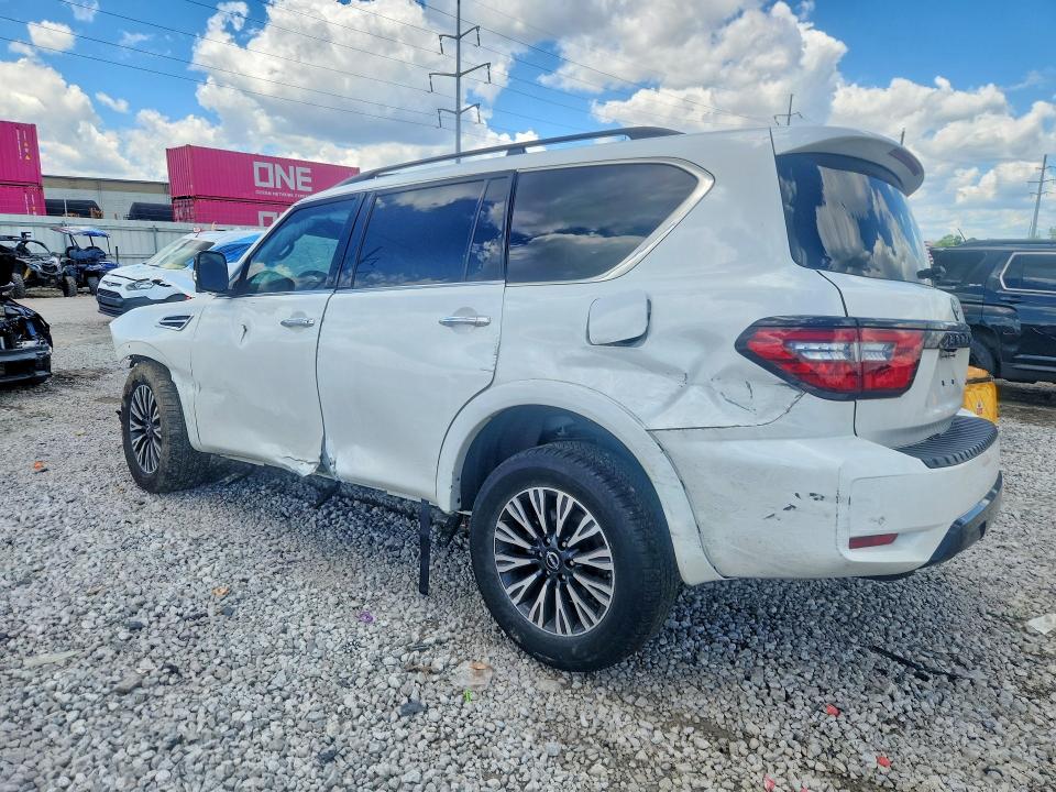 2024 Nissan Armada VIN JN8AY2BB0R9854104 COPART salvage auction — FRONT END, Oh - Cert Of Title-Salvage, sold $125 on 2026-07-28 (photo 2)
