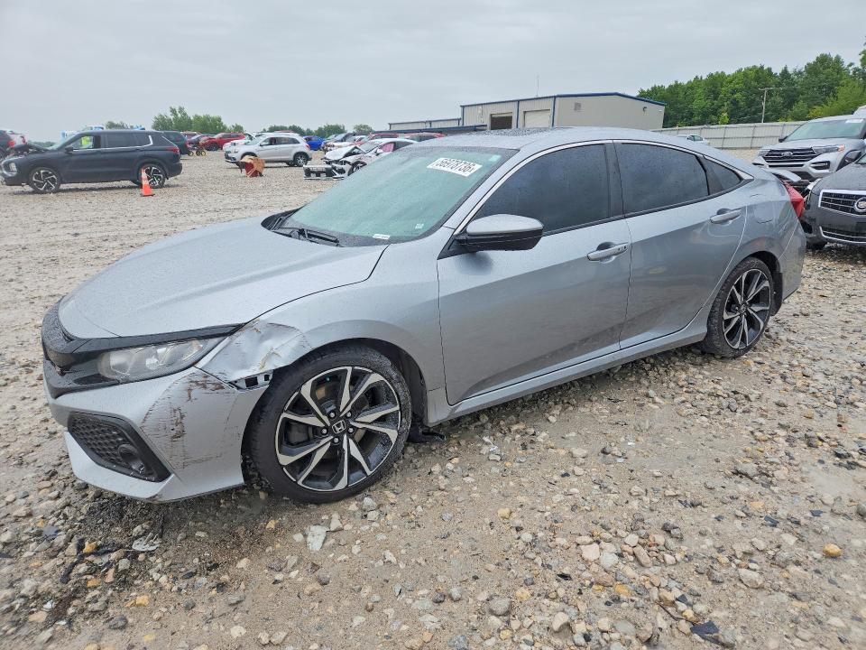 2018 Honda Civic VIN 2HGFC1E51JH709174 COPART salvage auction — FRONT END, Mi - Certificate Of Title, sold $5,400 on 2026-07-02 (photo 1)