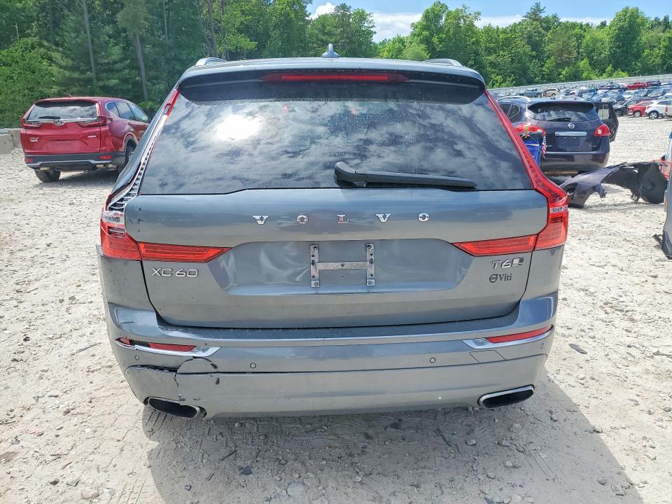 2020 Volvo Xc60 VIN YV4A22RL0L1554528 COPART salvage auction — REAR END, Ma - Cert Of Title-Salvage, sold $11,800 on 2026-07-08 (photo 6)