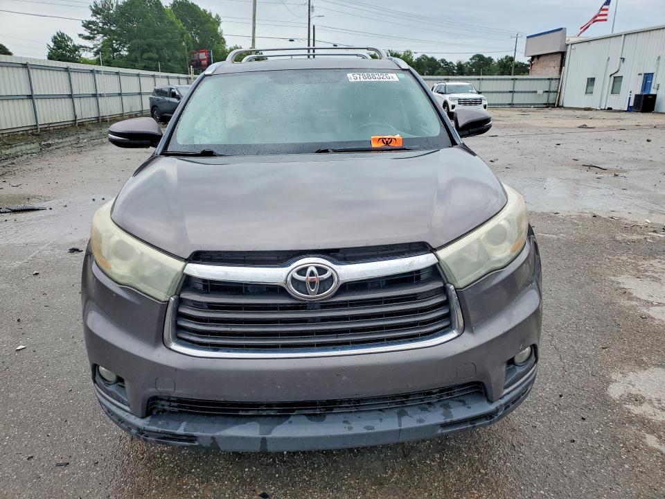 2016 Toyota Highlander VIN 5TDKKRFH1GS125598 COPART salvage auction — SIDE, Al - Cert Of Title-Salvage Title, sold $5,800 on 2026-07-16 (photo 5)