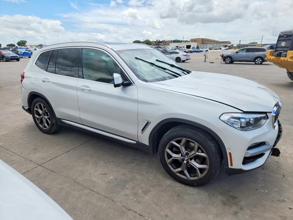 2021 BMW VIN 5UXTY5C06M9H70558 COPART salvage auction — REAR END, Tx - Salvage Vehicle Title, sold $10,400 on 2026-07-20 (photo 4)