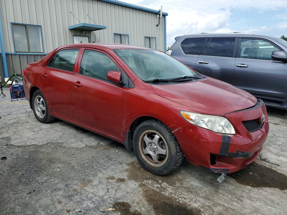 2009 Toyota Corolla VIN JTDBL40E799030253 COPART salvage auction — FRONT END, Pa - Certificate Of Salvage, sold $825 on 2026-07-24 (photo 4)