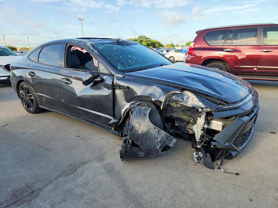 2024 Hyundai VIN KMHL54JC7RA351456 COPART salvage auction — UNDERCARRIAGE, Tx - Salvage Vehicle Title, sold $2,200 on 2026-07-23 (photo 4)