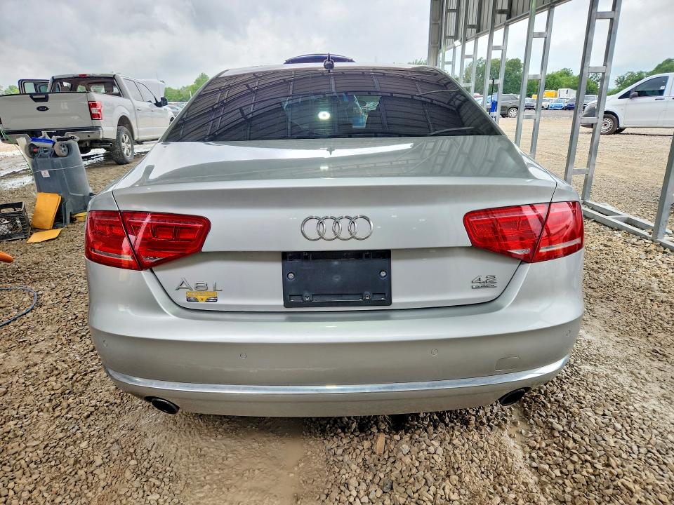 2011 Audi A8 VIN WAURVAFDXBN005699 COPART salvage auction — NORMAL WEAR, Wv - Certificate Of Title, sold $2,100 on 2026-07-08 (photo 6)