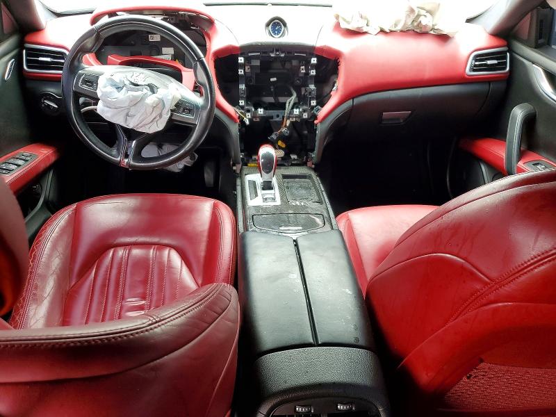 2015 Maserati Ghibli VIN ZAM57RTA6F1149408 COPART salvage auction — REAR END, Ca - Salvage Certificate, sold $1,100 on 2026-07-13 (photo 8)