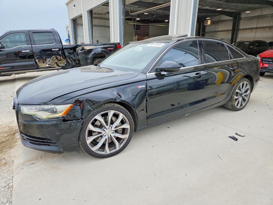 2014 Audi A6 VIN WAUFGAFC4EN065521 COPART salvage auction — FRONT END, Ne - Cert Of Title-Salvage, sold $1,800 on 2026-08-04 (photo 1)