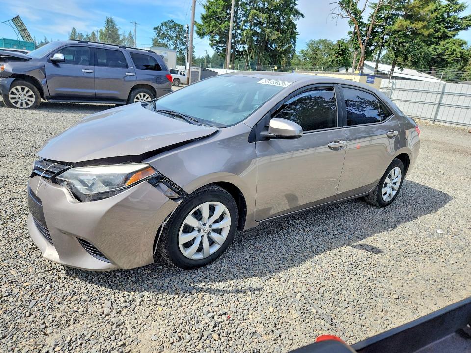 2015 Toyota Corolla VIN 5YFBURHE1FP273870 COPART salvage auction — FRONT END, Ok - Cert Of Title-Salvage, sold $2,700 on 2026-07-10 (photo 1)