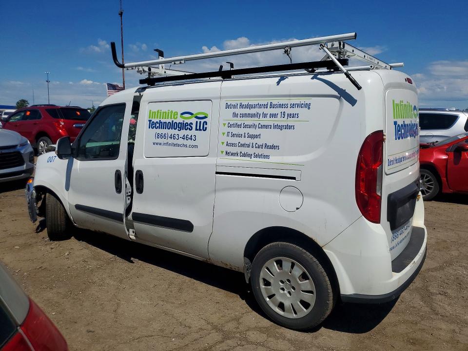 2016 Ram Promaster city VIN ZFBERFBT1G6B52162 COPART salvage auction — FRONT END, Mi - Certificate Of Title, sold $500 on 2026-07-31 (photo 2)