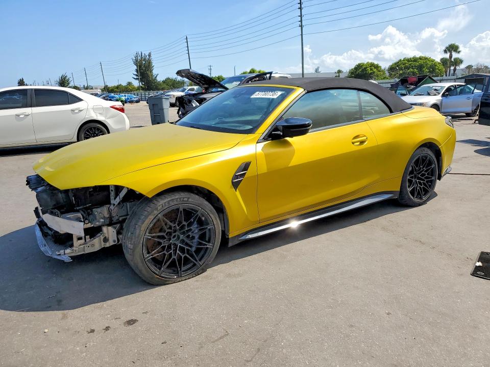 2024 BMW M4 VIN WBS33BA08RCR82377 COPART salvage auction — MECHANICAL, Fl - Certificate Of Destruction (P), sold $60 on 2026-07-27 (photo 1)