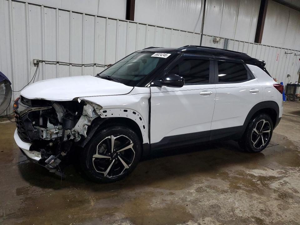 2021 Chevrolet Trailblazer VIN KL79MUSL3MB122479 COPART salvage auction — FRONT END, Pa - Certificate Of Salvage, sold $5,100 on 2026-07-08 (photo 1)