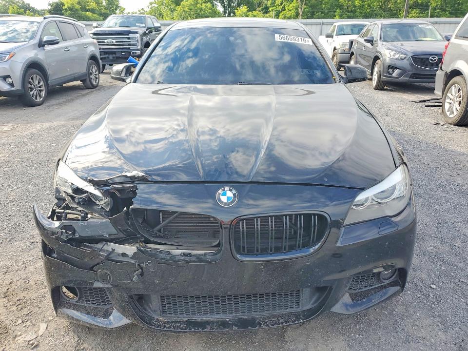 2012 BMW 5er VIN WBAFU9C57CC786955 COPART salvage auction — FRONT END, Pa - Certificate Of Salvage, sold $1,400 on 2026-07-16 (photo 5)