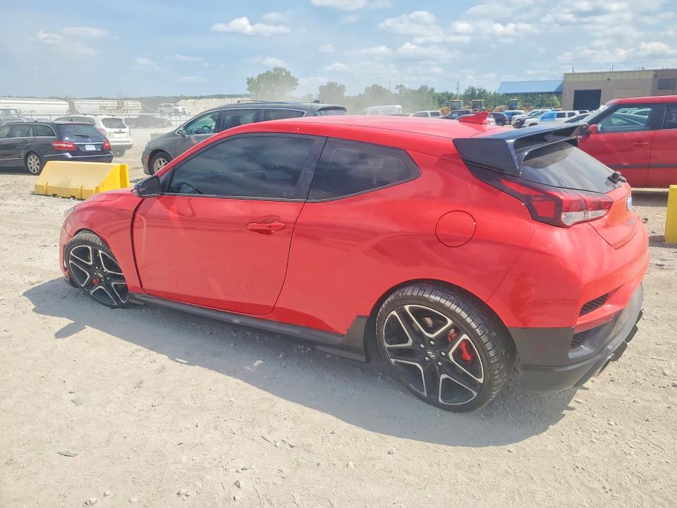 2019 Hyundai Veloster VIN KMHT36AH1KU001578 COPART salvage auction — UNDERCARRIAGE, Mo - Salvage Certificate Of Title, sold $325 on 2026-07-28 (photo 2)