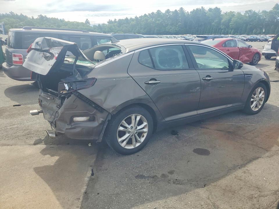 2013 Kia Optima VIN 5XXGN4A78DG252666 COPART salvage auction — REAR END, Ri - Salvage Certificate Of Title, sold $500 on 2026-07-30 (photo 3)