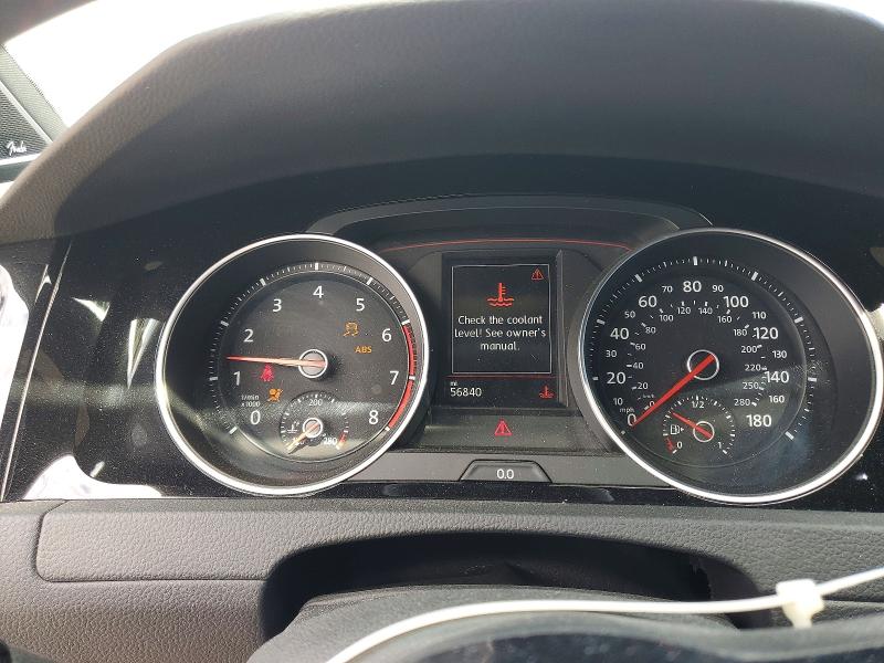 2019 Volkswagen Gti VIN 3VW6T7AU1KM033470 COPART salvage auction — FRONT END, Mo - Salvage Certificate Of Title, sold $4,800 on 2026-08-04 (photo 9)