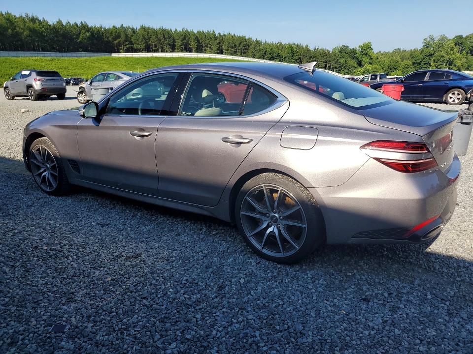 2023 Genesis G70 VIN KMTG54TE8PU127551 COPART salvage auction — WATER/FLOOD, NC - SALVAGE CERT-WATER/FLOOD DAMAG, sold $3,100 on 2026-07-30 (photo 2)