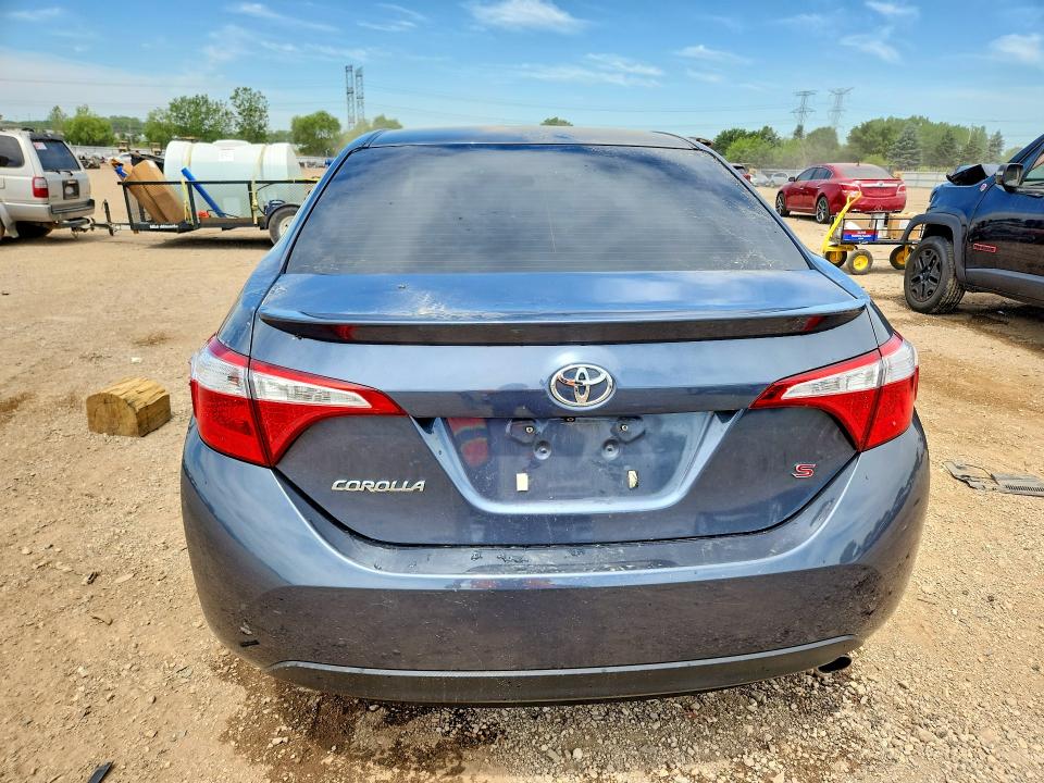 2016 Toyota Corolla VIN 5YFBURHE0GP548517 COPART salvage auction — FRONT END, Il - Salvage Certificate, sold $2,050 on 2026-07-14 (photo 6)