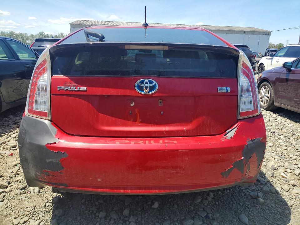 2014 Toyota Prius VIN JTDKN3DU8E1752586 COPART salvage auction — FRONT END, Salvage Title, sold $925 on 2026-07-15 (photo 6)