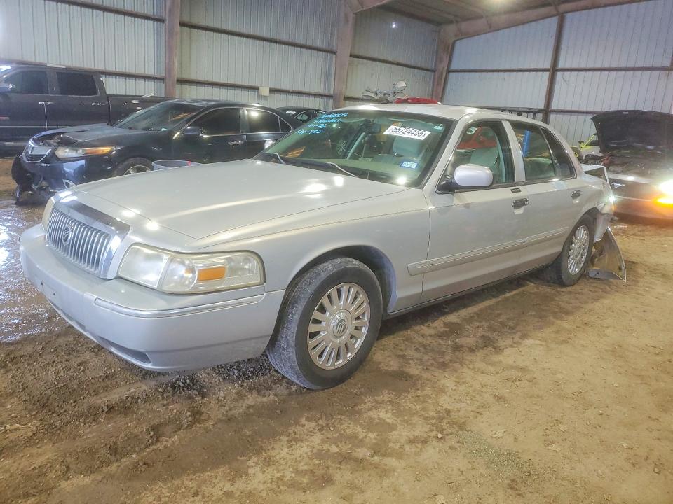 2006 Mercury Grand marquis VIN 2MEFM75V96X628014 COPART salvage auction — REAR END, TX - SALVAGE VEHICLE TITLE (P), sold $450 on 2026-07-09 (photo 1)