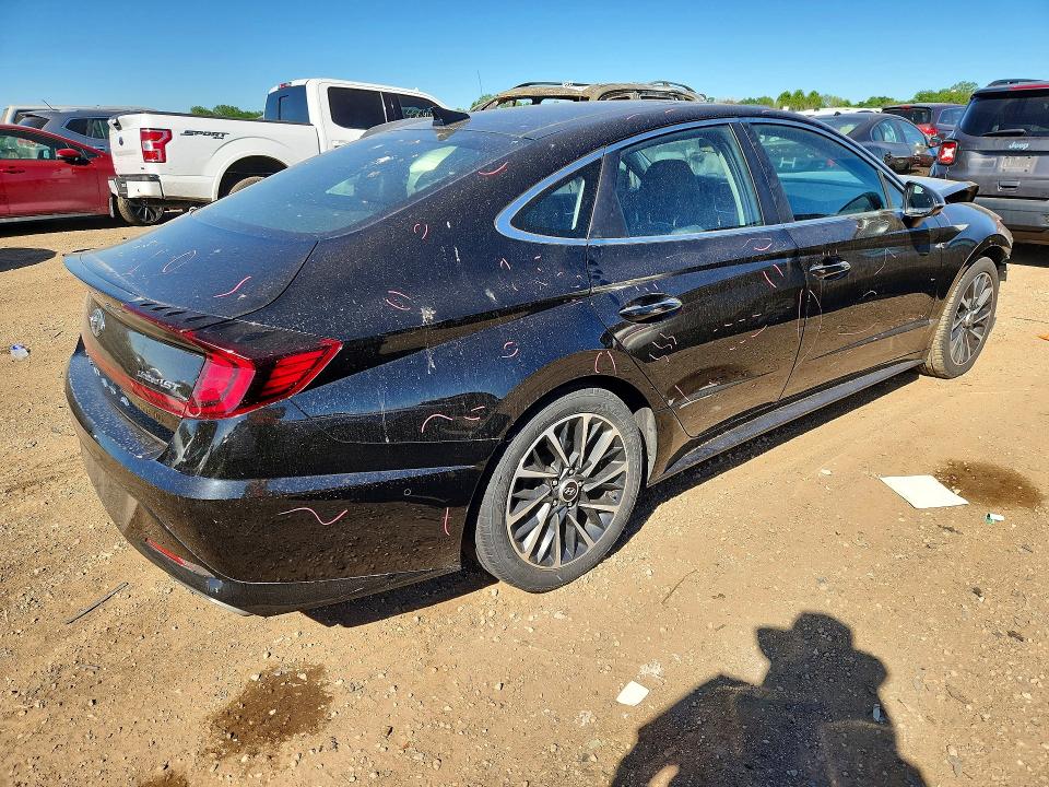 2022 Hyundai VIN KMHL34J2XNA227561 COPART salvage auction — FRONT END, IL - SALVAGE CERTIFICATE, sold $6,600 on 2026-07-28 (photo 3)