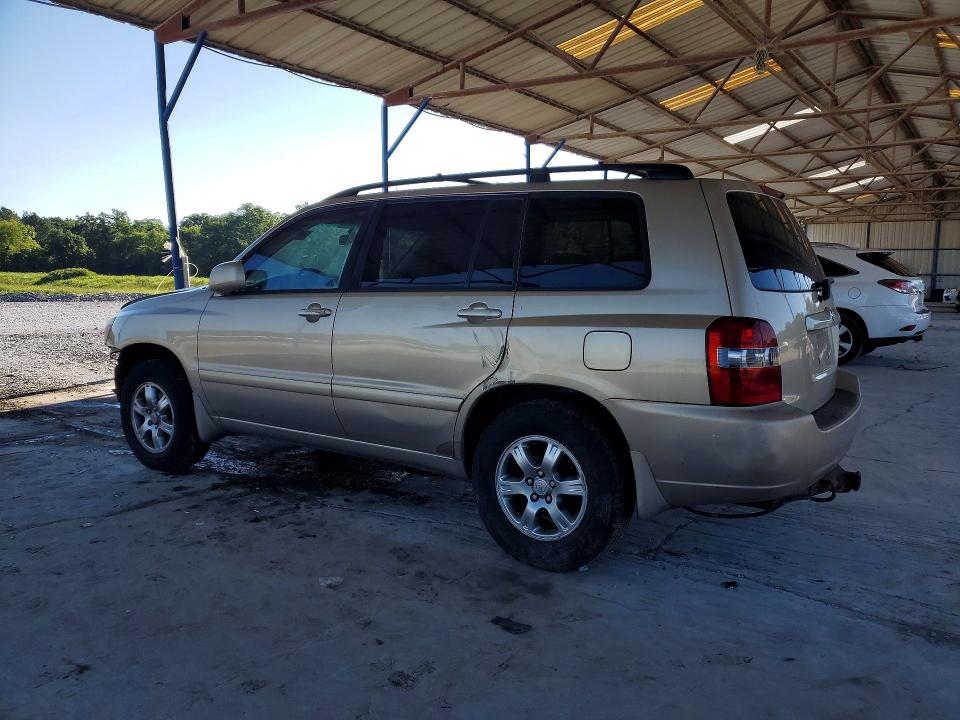 2004 Toyota Highlander VIN JTEGP21A740026674 COPART salvage auction — FRONT END, Ga - Cert Of Title-Salvage, sold $250 on 2026-07-30 (photo 2)