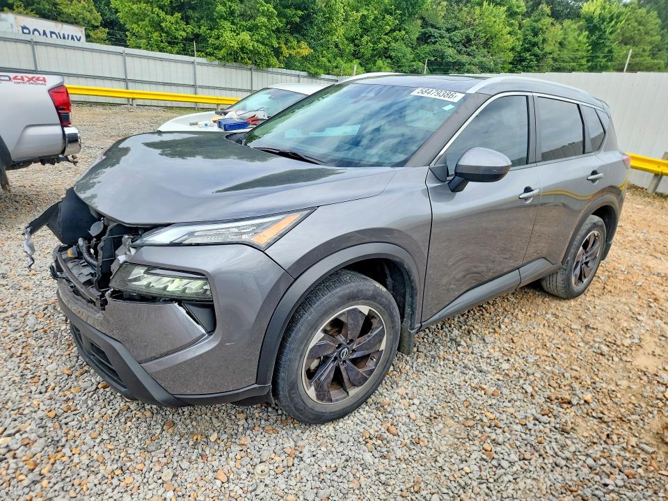 2024 Nissan Rogue VIN JN8BT3BA4RW005112 COPART salvage auction — FRONT END, MS - CERT OF TITLE-SALVAGED (P), sold $5,900 on 2026-07-31 (photo 1)