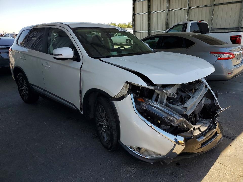 2018 Mitsubishi Outlander VIN JA4AZ3A37JZ042998 COPART salvage auction — FRONT END, Ca - Salvage Certificate, sold $2,750 on 2026-07-02 (photo 4)