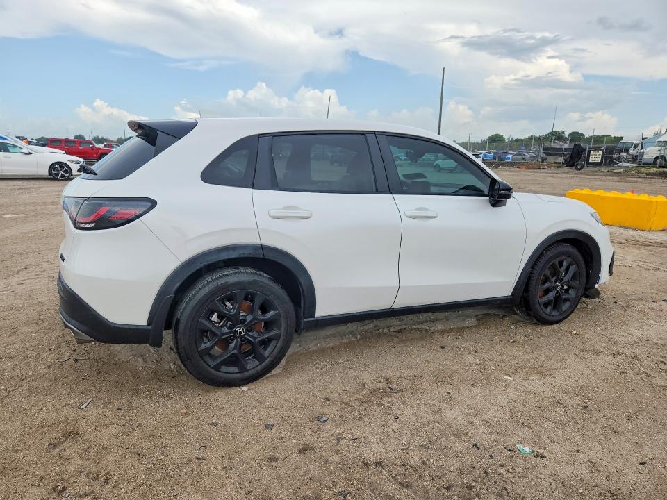 2025 Honda Hr-v VIN 3CZRZ1H52SM701054 COPART salvage auction — FRONT END, Fl - Certificate Of Destruction, sold $7,800 on 2026-07-30 (photo 3)