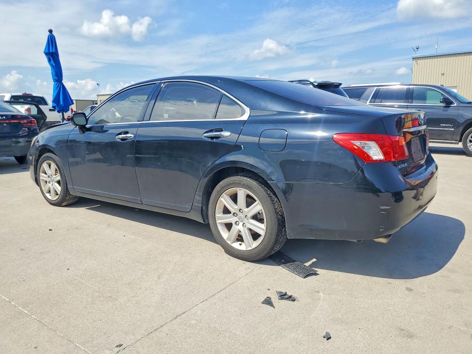 2009 Lexus Es 350 VIN JTHBJ46G792329280 COPART salvage auction — FRONT END, TX - SALVAGE VEHICLE TITLE (P), sold $1,000 on 2026-07-09 (photo 2)