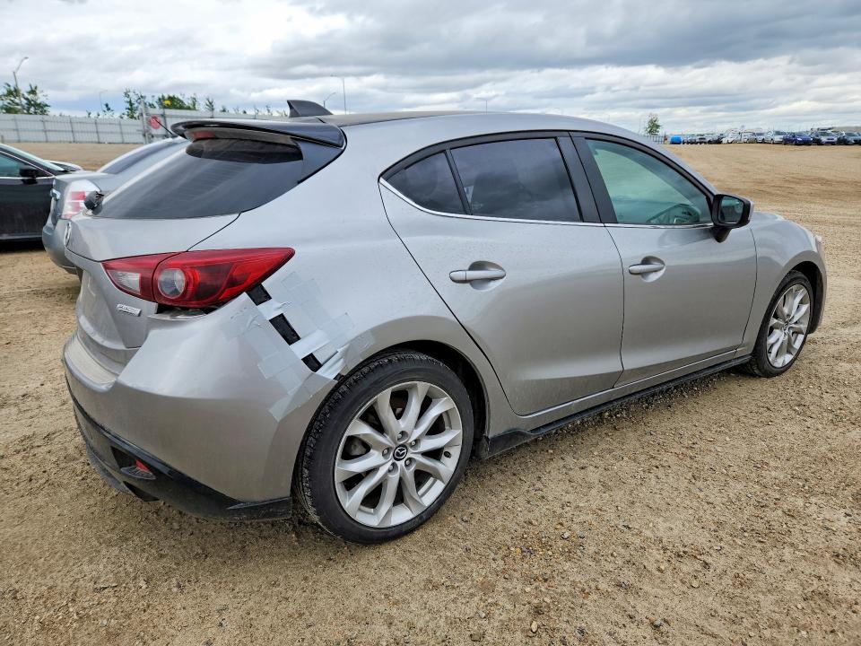 2014 Mazda 3 VIN JM1BM1M35E1184814 COPART salvage auction — REAR END, Salvage Title, sold $3,300 on 2026-07-09 (photo 3)