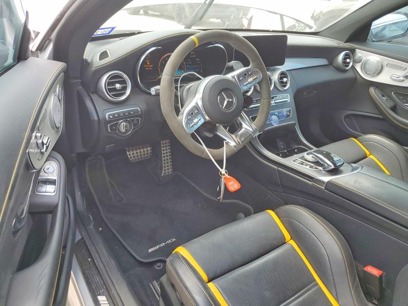 2021 Mercedes-benz C-klasse amg VIN W1KWJ8HB8MG054502 COPART salvage auction — WATER/FLOOD, Tx - Salvage Title-Flood Damage, sold $14,200 on 2026-07-24 (photo 8)
