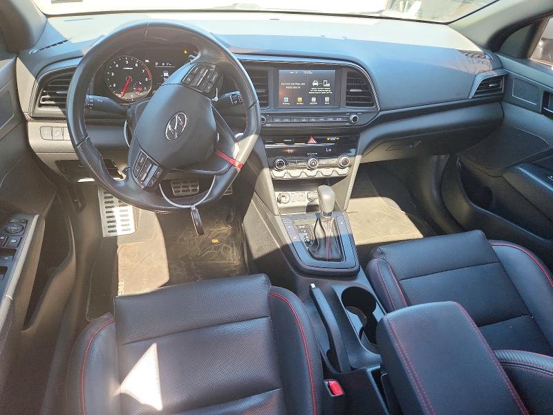 2020 Hyundai Elantra VIN KMHD04LB2LU019065 COPART salvage auction — REAR END, Ct - Cert Of Title-Salvage, sold $5,350 on 2026-07-28 (photo 8)