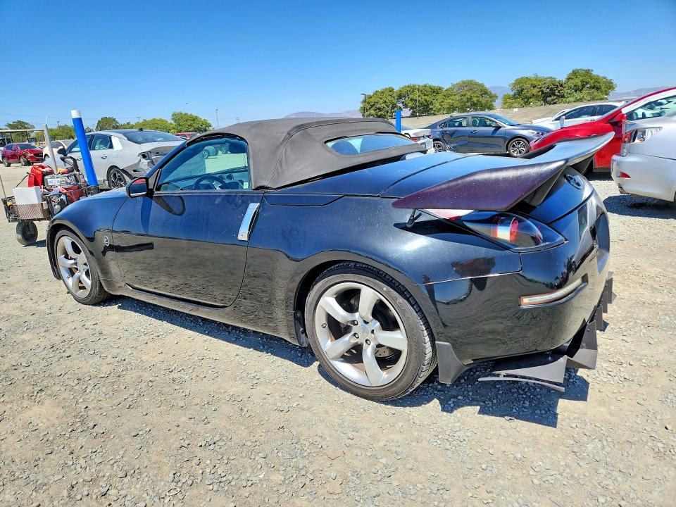 2006 Nissan 350z VIN JN1AZ36A76M480635 COPART salvage auction — FRONT END, Ca - Dis/Dlr/Exp Only Clean Title, sold $1,550 on 2026-07-24 (photo 2)