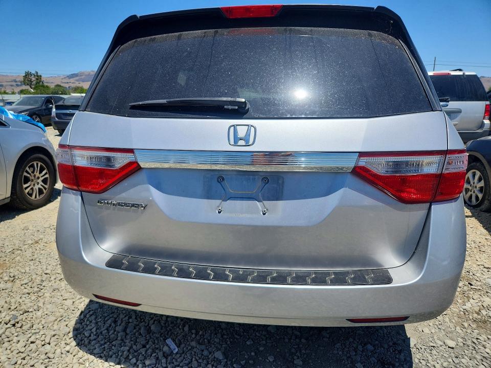 2012 Honda Odyssey VIN 5FNRL5H47CB084455 COPART salvage auction — FRONT END, Ca - Salvage Certificate, sold $1,200 on 2026-07-02 (photo 6)