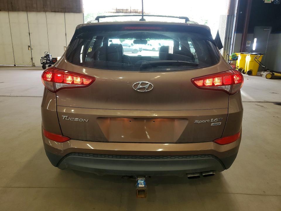 2016 Hyundai Tucson VIN KM8J3CA25GU111008 COPART salvage auction — FRONT END, MA - CERTIFICATE OF TITLE, sold $1,350 on 2026-07-24 (photo 6)