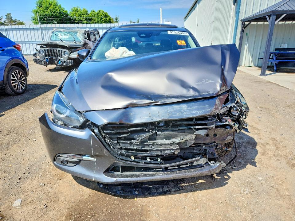 2018 Mazda 3 VIN 3MZBN1M31JM171646 COPART salvage auction — FRONT END, On - Permit Salvage, sold $950 on 2026-07-02 (photo 5)