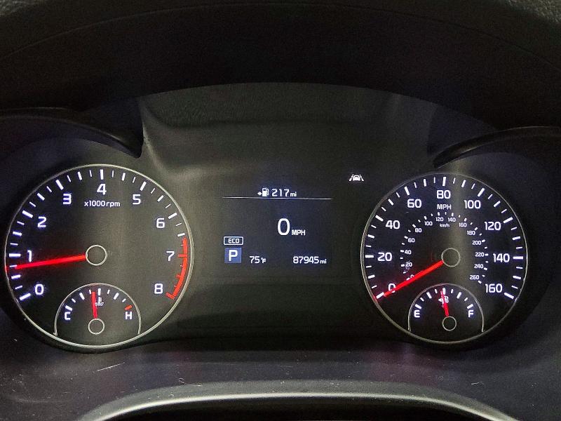 2020 Kia Optima VIN 5XXGT4L30LG438040 COPART salvage auction — SIDE, CA - CERTIFICATE OF TITLE, sold $4,900 on 2026-07-09 (photo 9)