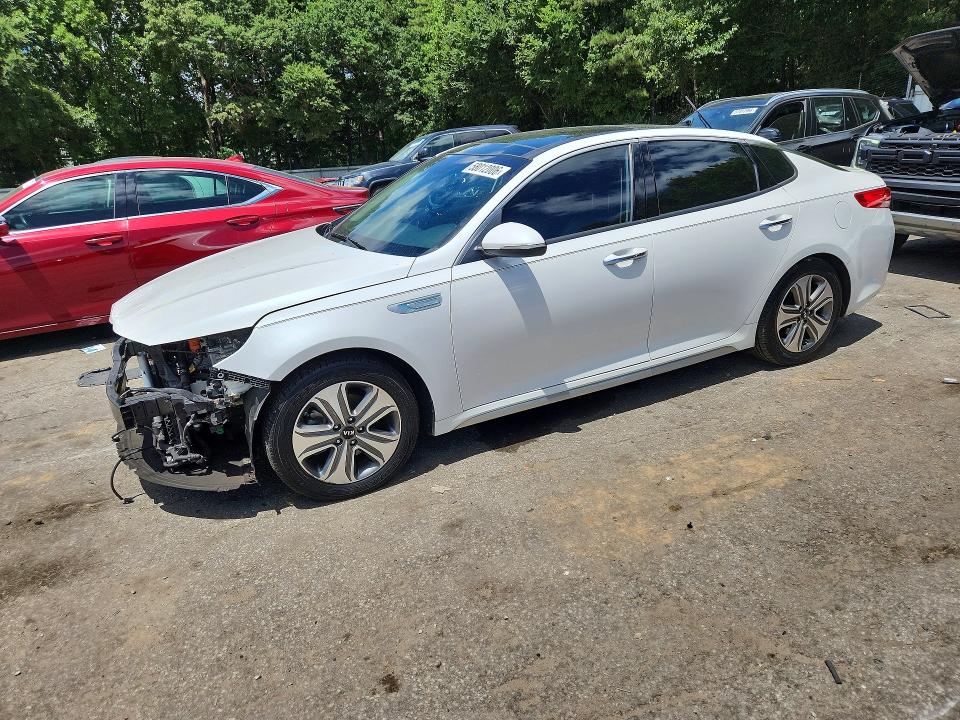 2017 Kia Optima hybrid VIN KNAGU4LC2H5007012 COPART salvage auction — FRONT END, Ga - Cert Of Title-Salvage, sold $2,450 on 2026-07-24 (photo 1)
