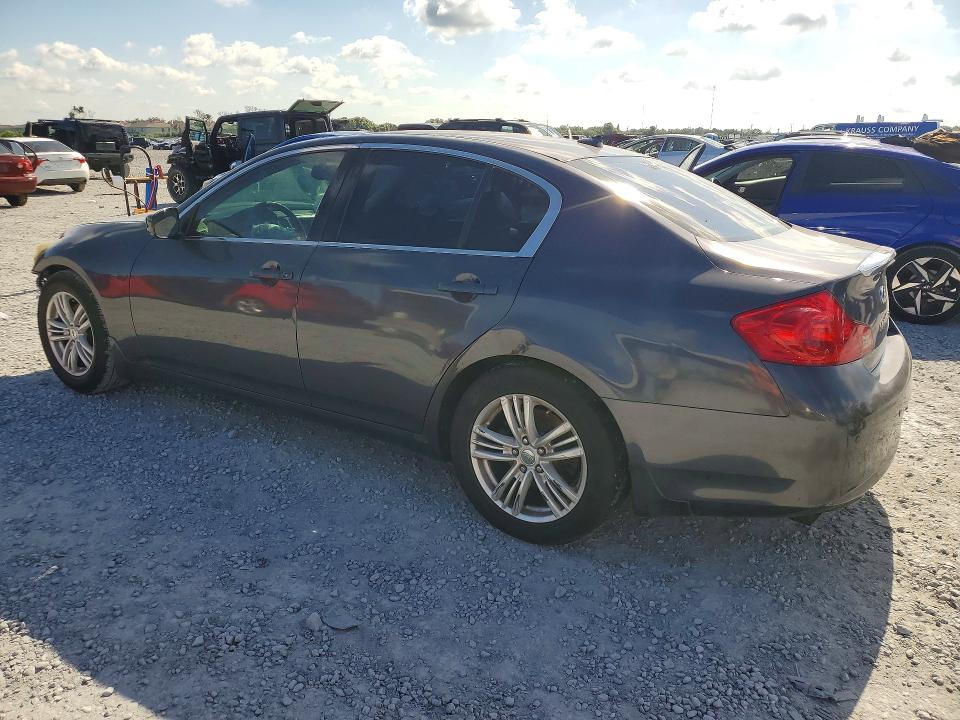 2010 Infi G37 VIN JN1CV6AP2AM202848 COPART salvage auction — FRONT END, Fl - Cert Of Title Slvg Rebuildable, sold $375 on 2026-07-17 (photo 2)