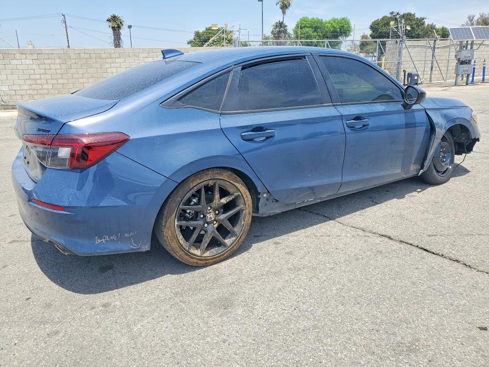2026 Honda Civic VIN 2HGFE2F52TH507932 COPART salvage auction — FRONT END, Ca - Salvage Certificate, sold $9,700 on 2026-07-02 (photo 3)