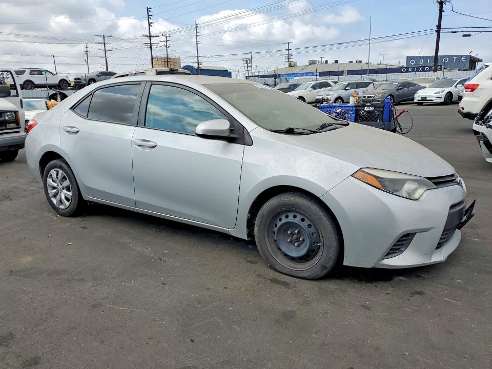 2016 Toyota Corolla VIN 5YFBURHE5GP518607 COPART salvage auction — VANDALISM, Ca - Salvage Certificate, sold $350 on 2026-07-20 (photo 4)