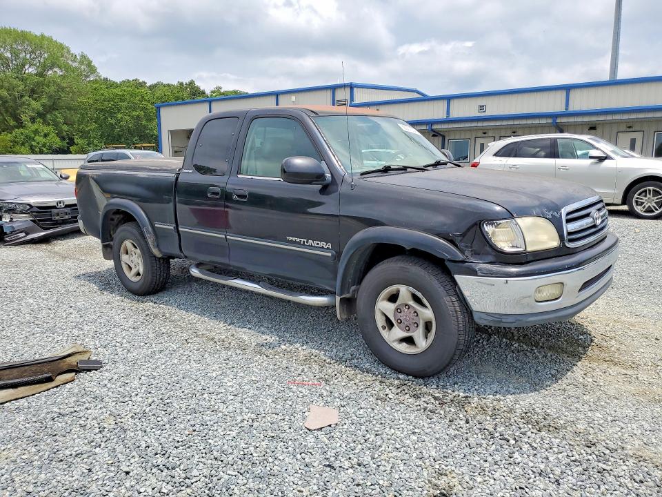 2000 Toyota Tundra VIN 5TBRT3812YS100034 COPART salvage auction — FRONT END, Nc - Salvage Certificate Of Title, sold $450 on 2026-07-30 (photo 4)