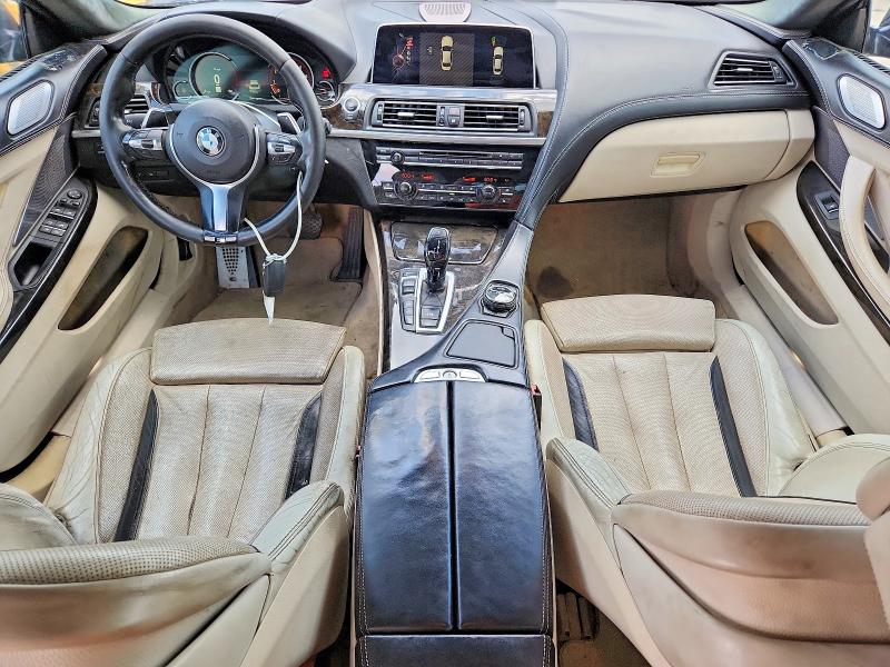 2016 BMW 6 series VIN WBA6D6C5XGGF94767 COPART salvage auction — MINOR DENT/SCRATCHES, Tx - Certificate Of Title (P), sold $6,700 on 2026-07-27 (photo 8)