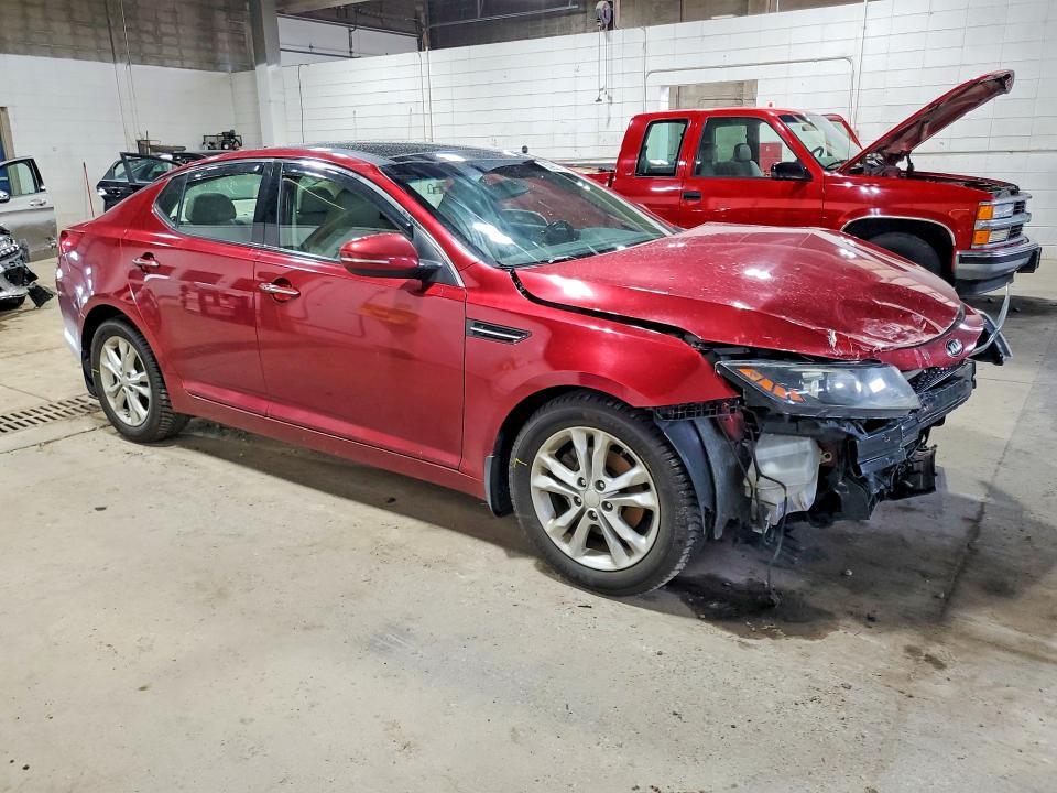 2013 Kia Optima VIN 5XXGN4A79DG180554 COPART salvage auction — FRONT END, MN - CERT OF TITLE-PRIOR SALVAGE, sold $500 on 2026-07-23 (photo 4)