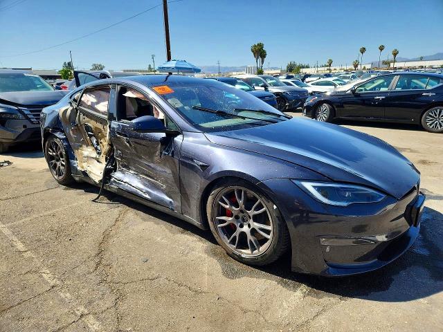 2023 Tesla Model s VIN 5YJSA1E69PF527362 COPART salvage auction — SIDE, CA - SALVAGE CERTIFICATE, sold $20,200 on 2026-09-22 (photo 4)