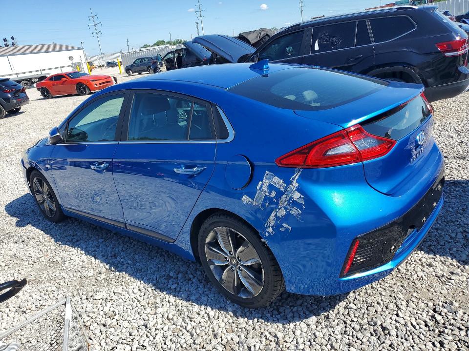 2018 Hyundai Ioniq VIN KMHC85LC1JU063770 COPART salvage auction — REAR END, Wv - Certificate Of Title, sold $3,500 on 2026-07-24 (photo 2)