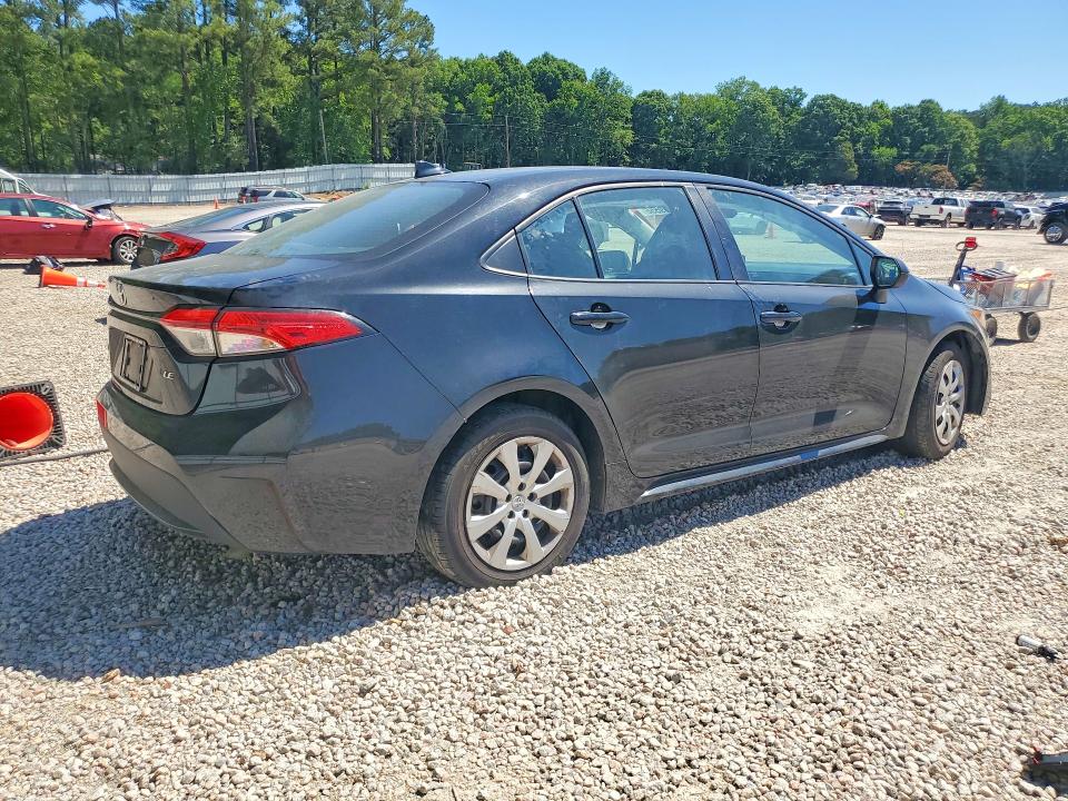2022 Toyota Corolla VIN 5YFEPMAE5NP339479 COPART salvage auction — SIDE, Nc - Salvage Certificate Of Title, sold $450 on 2026-07-31 (photo 3)