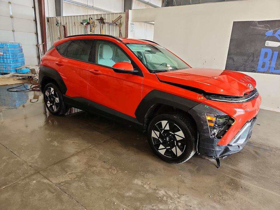 2025 Hyundai Kona VIN KM8HBCAB2SU303366 COPART salvage auction — FRONT END, Ar - Certificate Of Title (P), sold $12,300 on 2026-07-06 (photo 4)