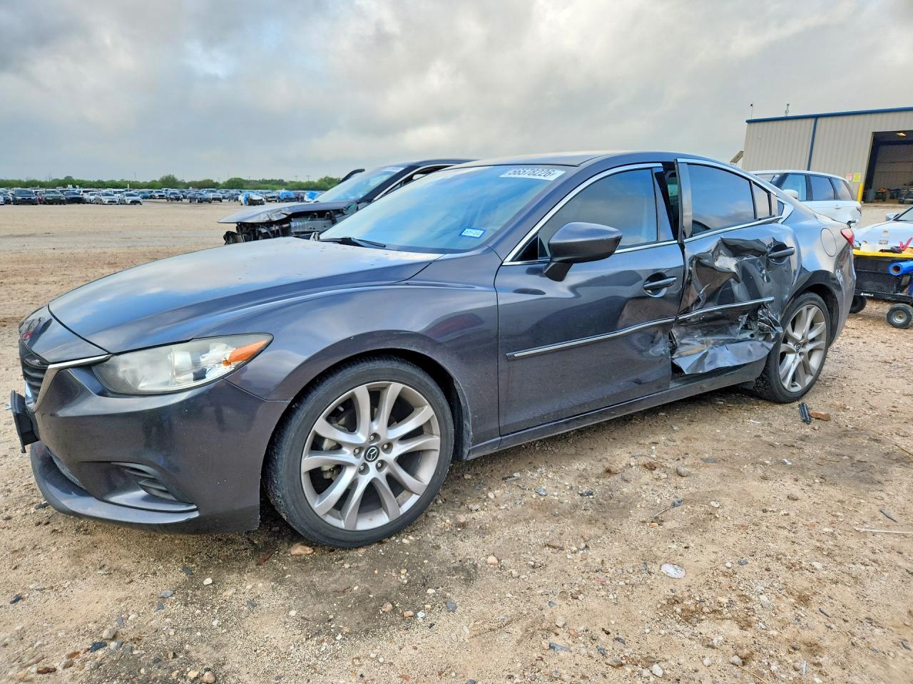 2014 Mazda 6 VIN JM1GJ1T65E1127572 COPART salvage auction — Side, Ct - Clean Title, sold $2,650 on 2026-07-09 (photo 1)