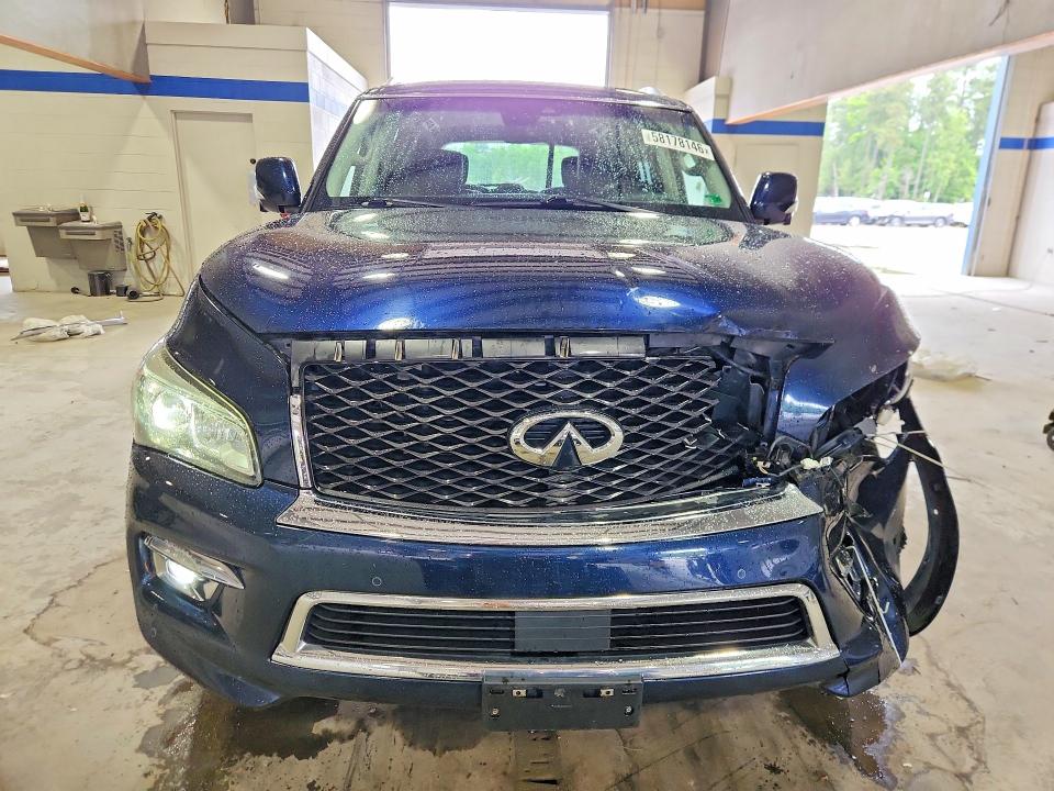 2017 Infiniti Qx80 VIN JN8AZ2NF8H9640472 COPART salvage auction — FRONT END, VA - CERT OF TITLE - SALVAGE, sold $3,700 on 2026-07-31 (photo 5)
